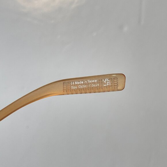 SPY Hotspot Retro Style 'Smoke Fade' Sunglasses Translucent Amber Frame - Picture 4 of 7